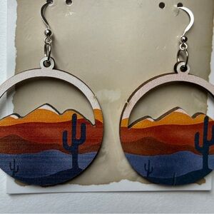 Desert Landscape Earrings